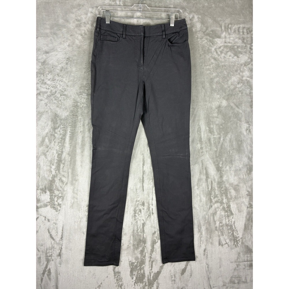 Hobbs London Womens Slim Fit Trousers Charcoal Grey Size US‎ 6 UK 10 Pants